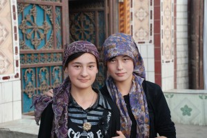 Uighur Girls, Xinjiang, China